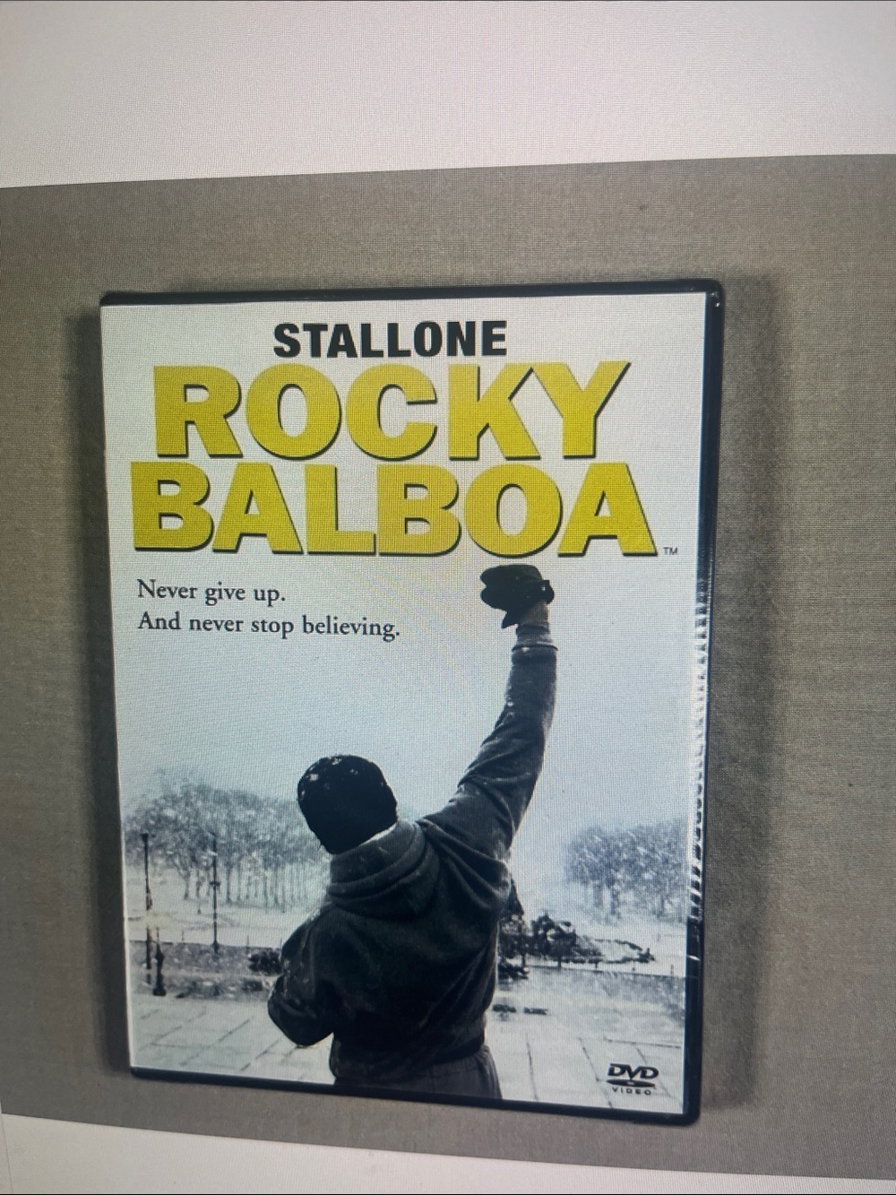 Rocky Balboa DVD - Yellow & Black Cover